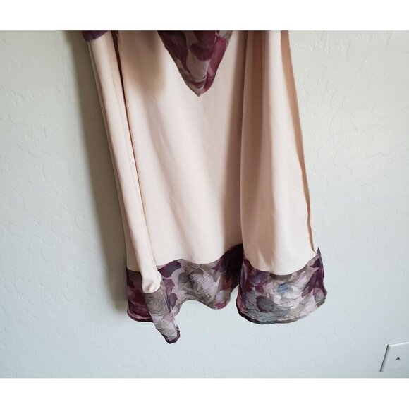 Vintage 90's Y2K Connected Floral Flowy Midi Dress 10 Romantic Whimsigoth Fairy - Picture 10 of 12